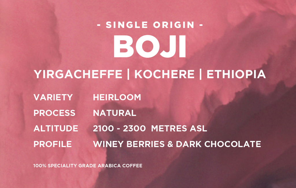 Ethiopia: Boji Natural - Yirgacheffe - Heirloom